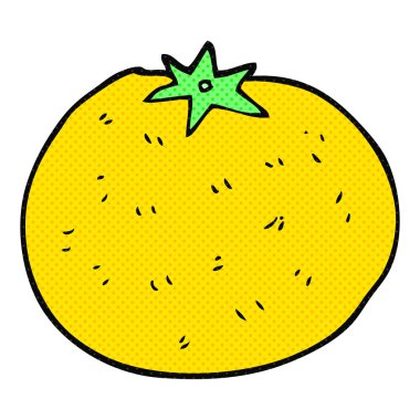 serbest çizilmiş karikatür turuncu