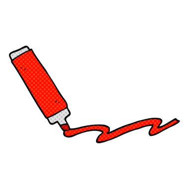 çizgi film marker kalem