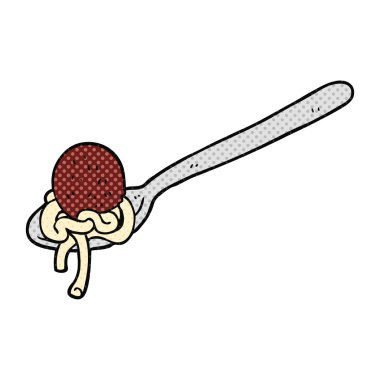 serbest çizilmiş karikatür köfte