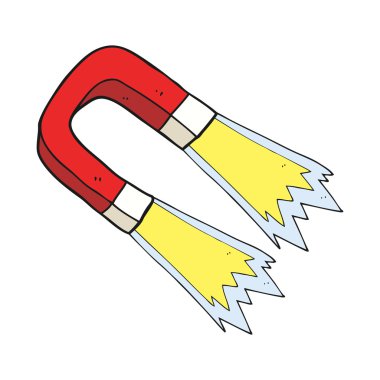 serbest çizilmiş karikatür mıknatıs