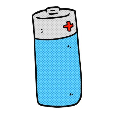 serbest çizilmiş karikatür pil