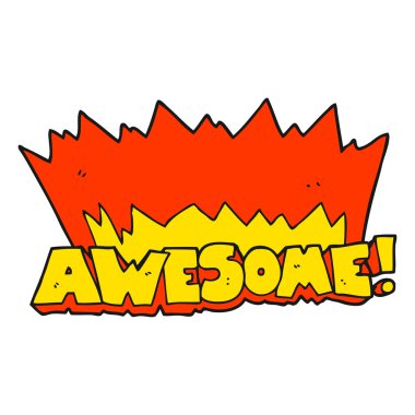 Müthiş çizgi film simgesi