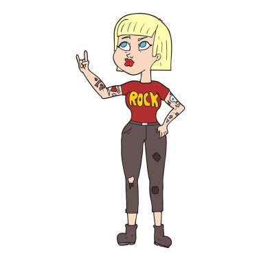 serbest el çekilmiş çizgi film