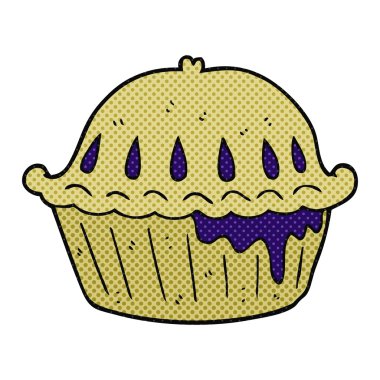 serbest çizilmiş karikatür pasta