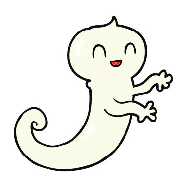 serbest çizilmiş karikatür hayalet