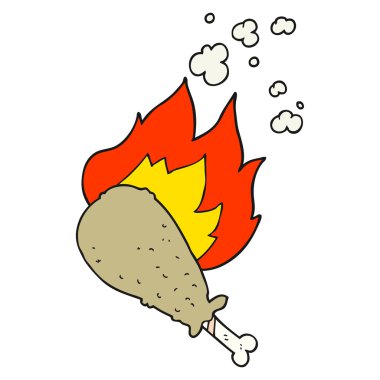 pişmiş tavuk budu çizgi film