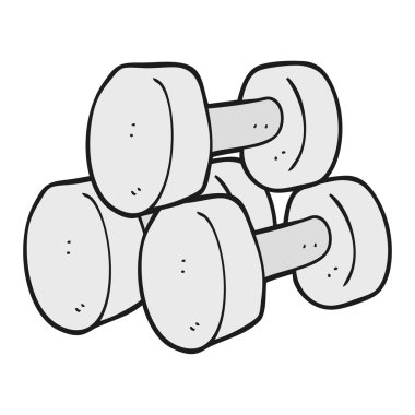 serbest çizilmiş karikatür halter