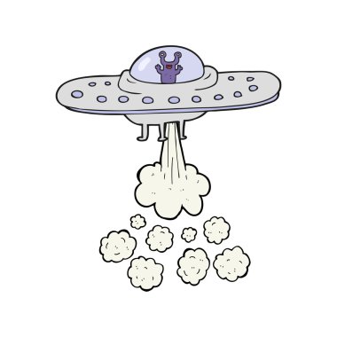 karikatür uçan daire