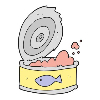 ton balığı konservesi çizgi film