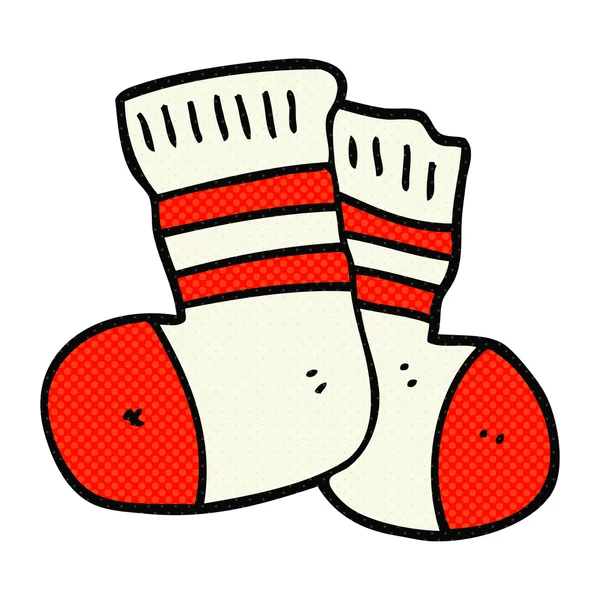 Мультипликационные носки — стоковый вектор