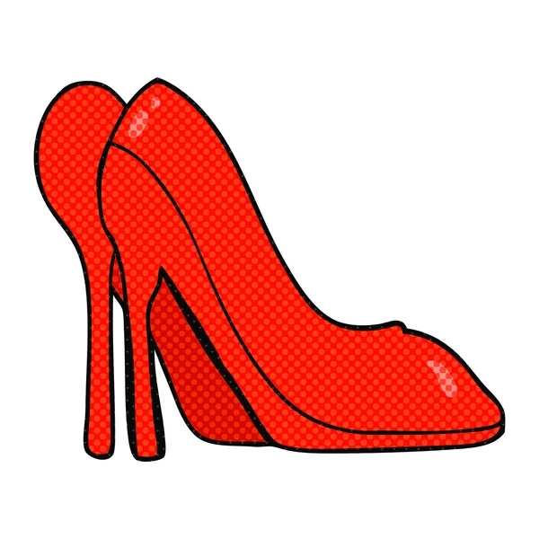 Cartoon högklackade skor — Stock vektor