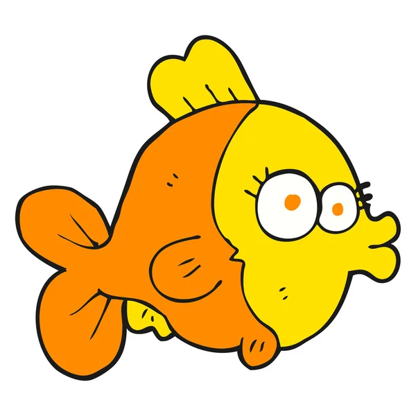 Αστείο καρτούν ψάρια — Διανυσματικό Αρχείο