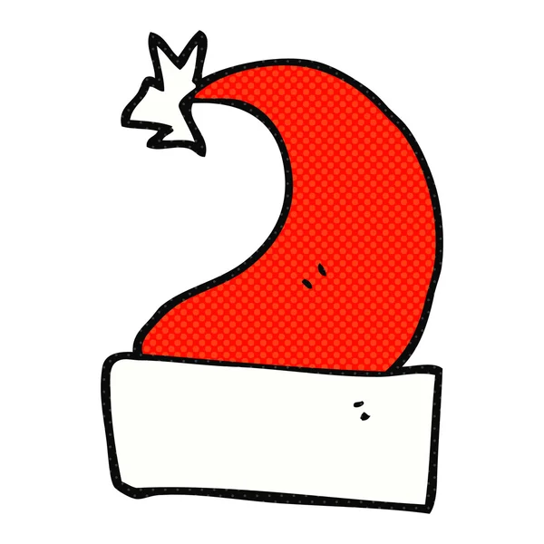 Cartoon-Weihnachtsmütze — Stockvektor
