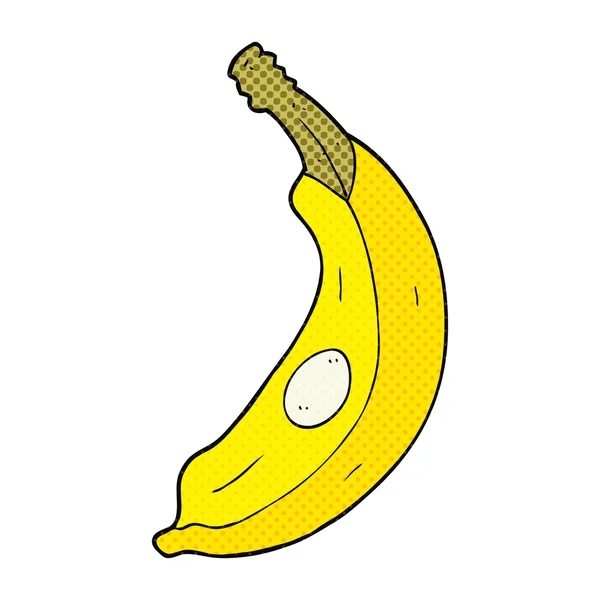 Banana de desenho animado desenhada à mão livre — Vetor de Stock