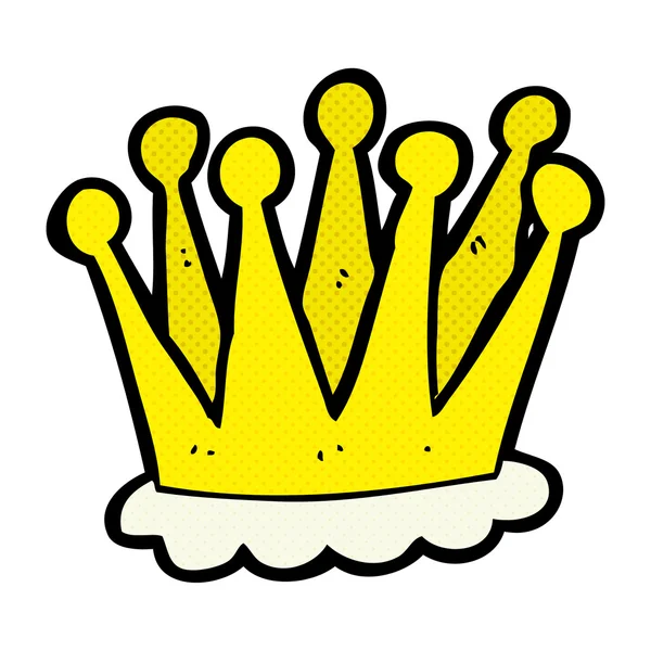 FreeHand getekende cartoon kroon — Stockvector