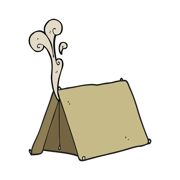 Carpa de dibujos animados viejo apestoso — Vector de stock