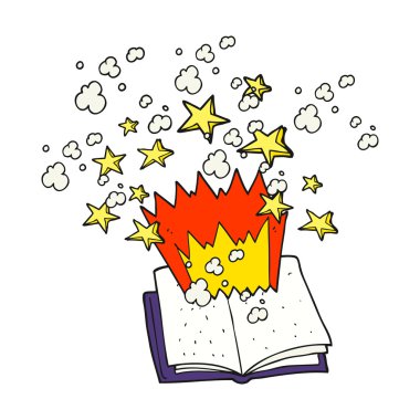 çizgi film sihirli spellbook