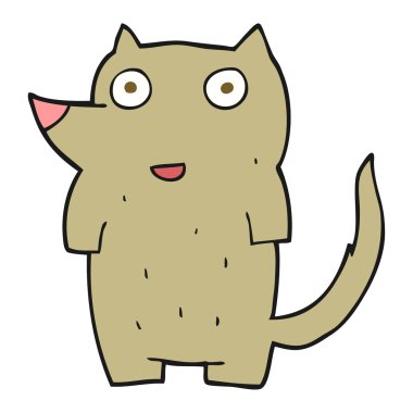 serbest çizim karikatür köpek