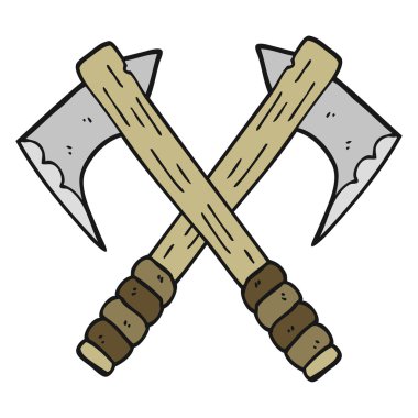 serbest çizilmiş karikatür eksenleri