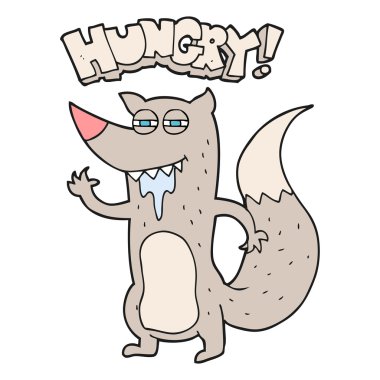 çizgi film aç kurt