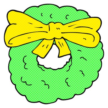 Noel çelenk çizgi film