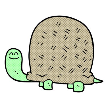 serbest çizilmiş karikatür kaplumbağa