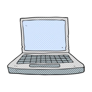 karikatür dizüstü bilgisayar