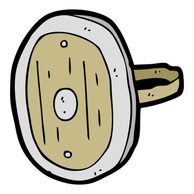 çizgi film Ortaçağ kalkan