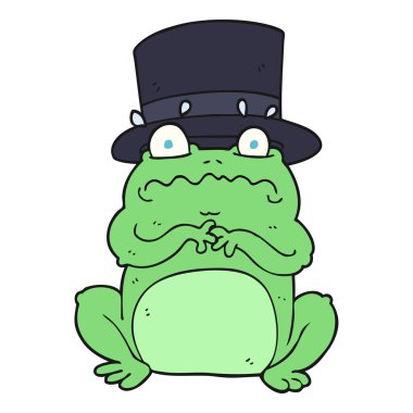 çizgi film zengin kurbağa