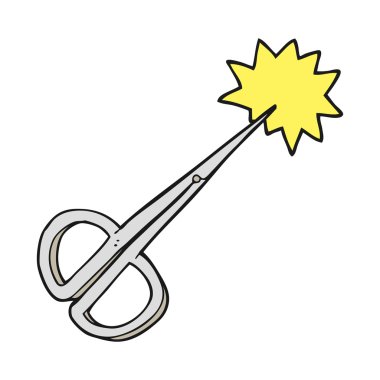 çizgi film tırnak makası