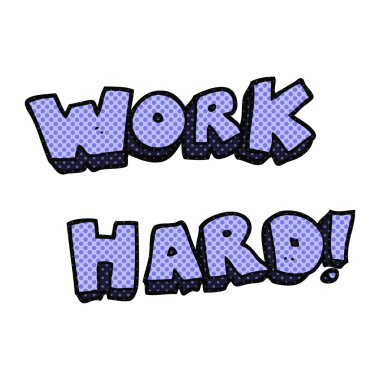 çizgi film iş zor sembolü