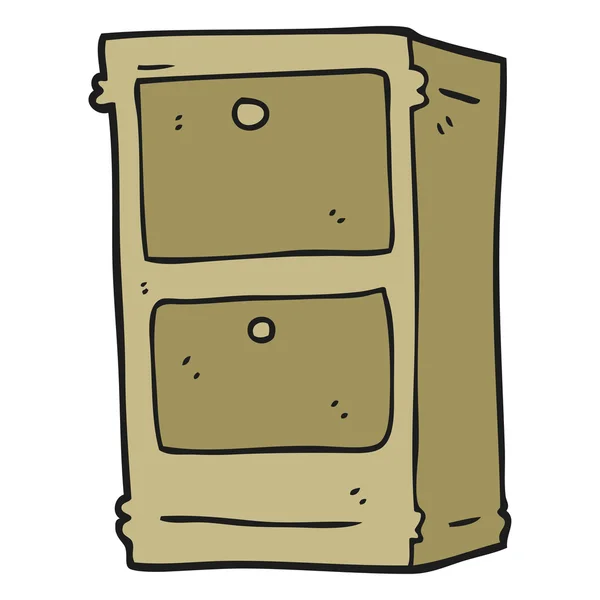 Συρταριέρα κινουμένων σχεδίων — Διανυσματικό Αρχείο
