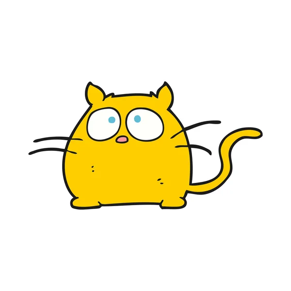 手绘卡通猫 — 图库矢量图片
