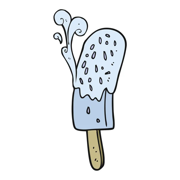 Cartoon ijs lolly — Stockvector