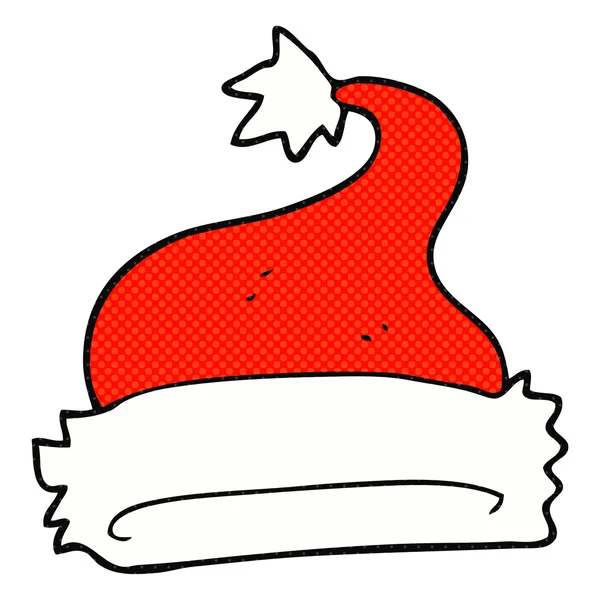 Cartoon christmas hat — Stock Vector