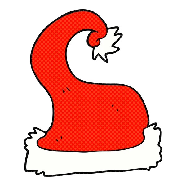 卡通圣诞老人帽子 — 图库矢量图片