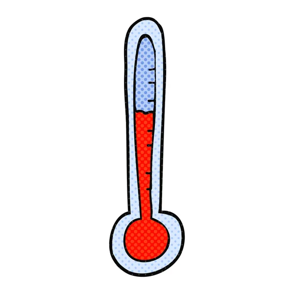 Calibro temperatura cartone animato — Vettoriale Stock