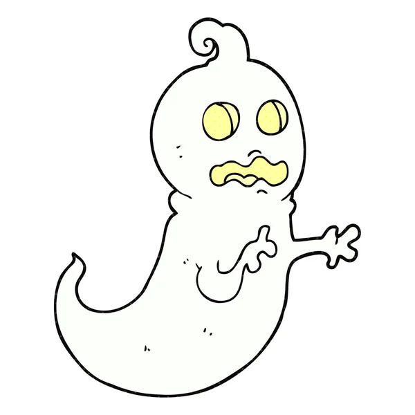 FreeHand getekende cartoon ghost — Stockvector