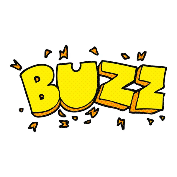 Cartoon Buzz Symbol — Stockvektor