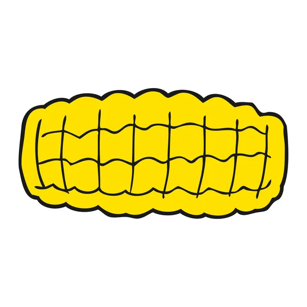 Cartoon corn cob — Stock Vector