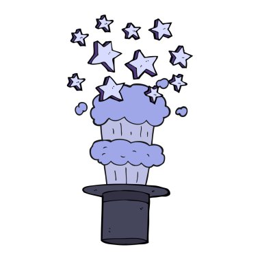 çizgi film sihirli üst şapka