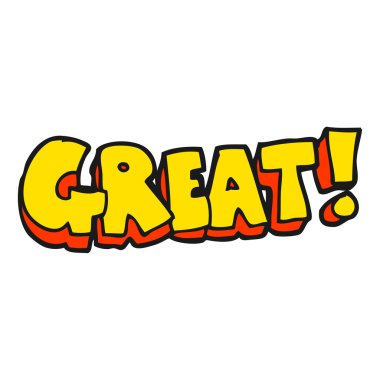 Harika! çizgi film simgesi