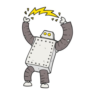 serbest el çekilmiş çizgi film