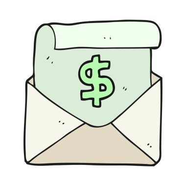 çizgi film ödeme mektup