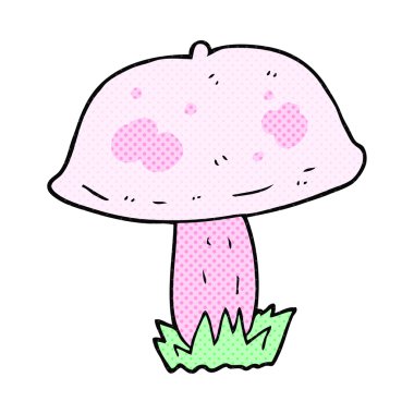 serbest çizilmiş karikatür mantar