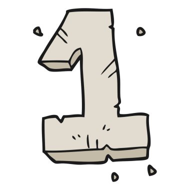 çizgi film taş bir numara