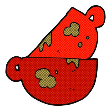 çizgi film yığın kirli Kahve kupaları