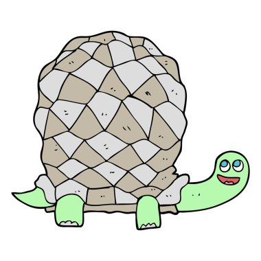 serbest çizilmiş karikatür kaplumbağa