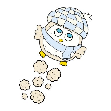 çizgi film sevimli Kukumav uçan