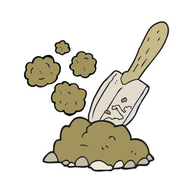 çizgi film mala toprak kazma